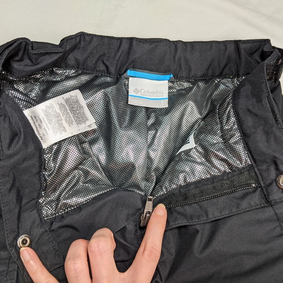 Columbia Black Unisex Bugaboo Omni Heat Insulated Snow Pants Size S - Picture 12 of 16